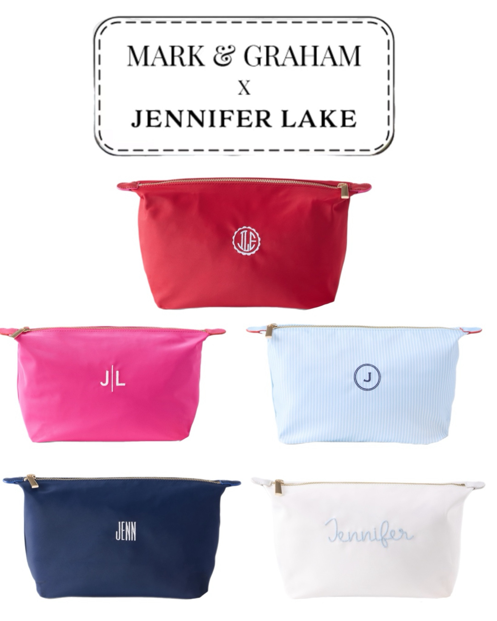 Say “hello” to the Mark & Graham x Jennifer Lake Travel Pouches, a versatile bag to store your accessories. Available in five colors. 

#LTKFindsUnder100 #LTKSeasonal #LTKItBag