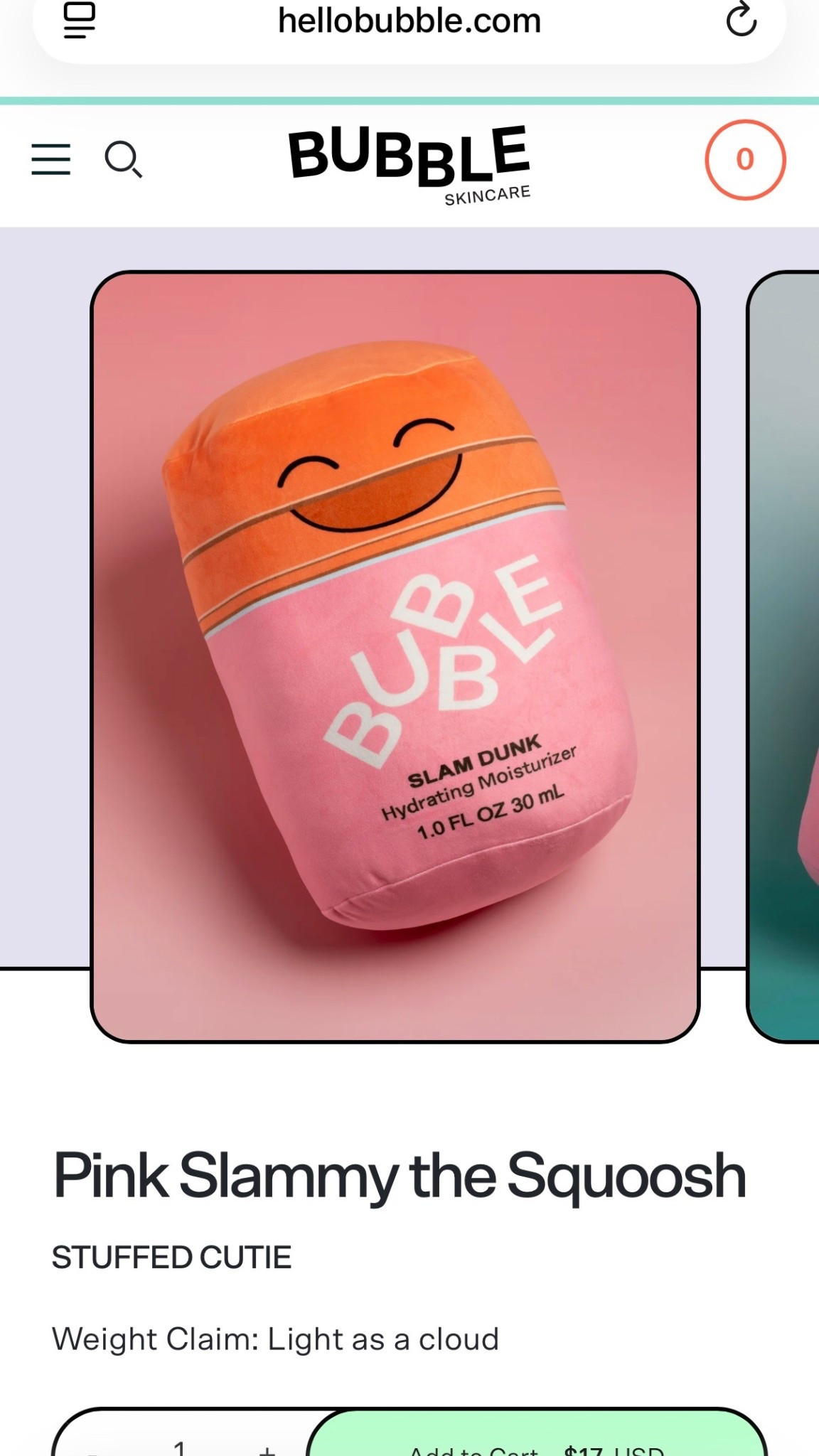 LIMITED EDITION PINK SLAMMY THE SQUOOSH AVAILABLE!! HURRY BEFORE IT SELLS OUT!