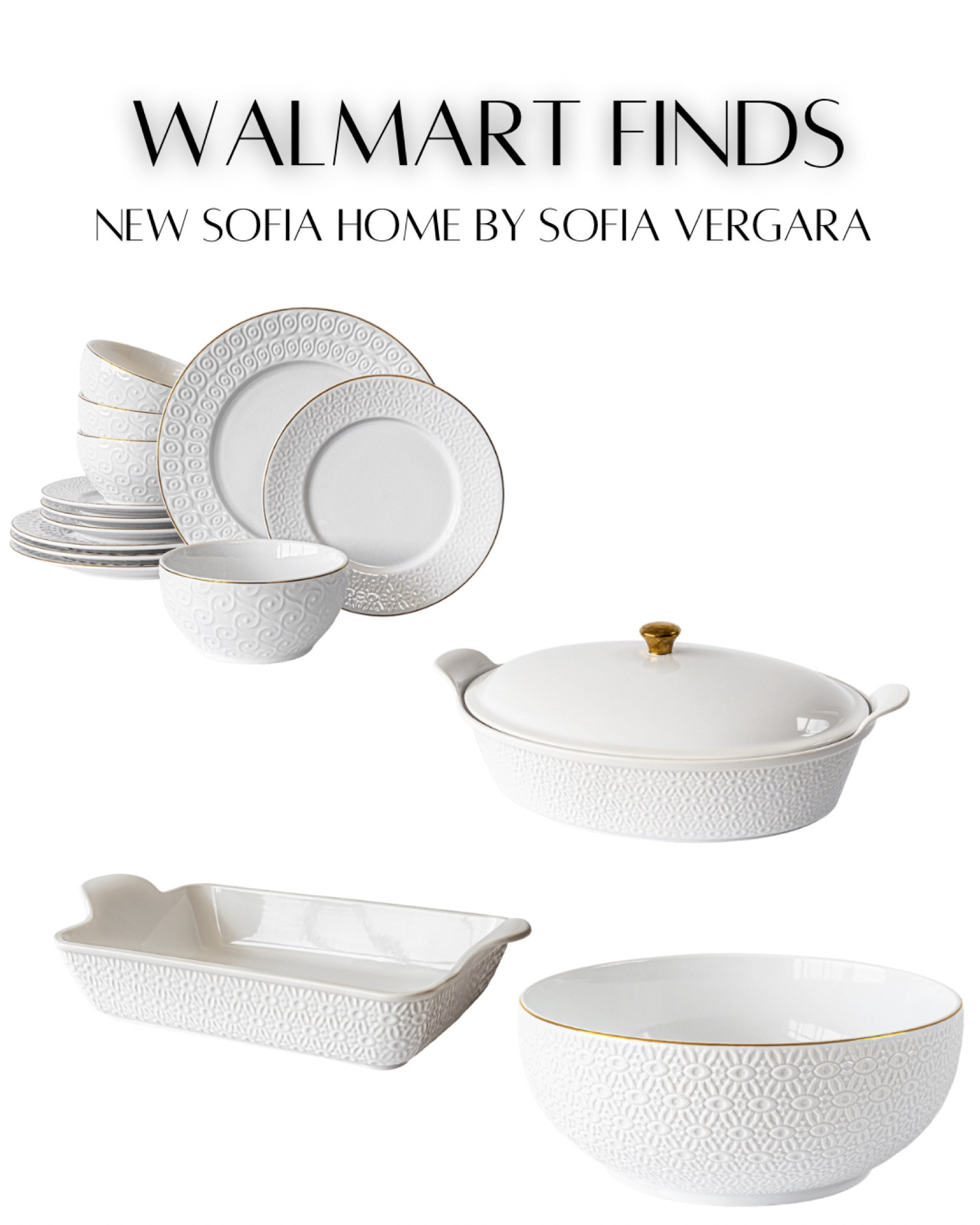 Walmart Finds! Sofia Home by Sofia Vergara, nice and elegant stoneware! Great for the upcoming holidays! 

#LTKhome #LTKSeasonal #LTKHoliday