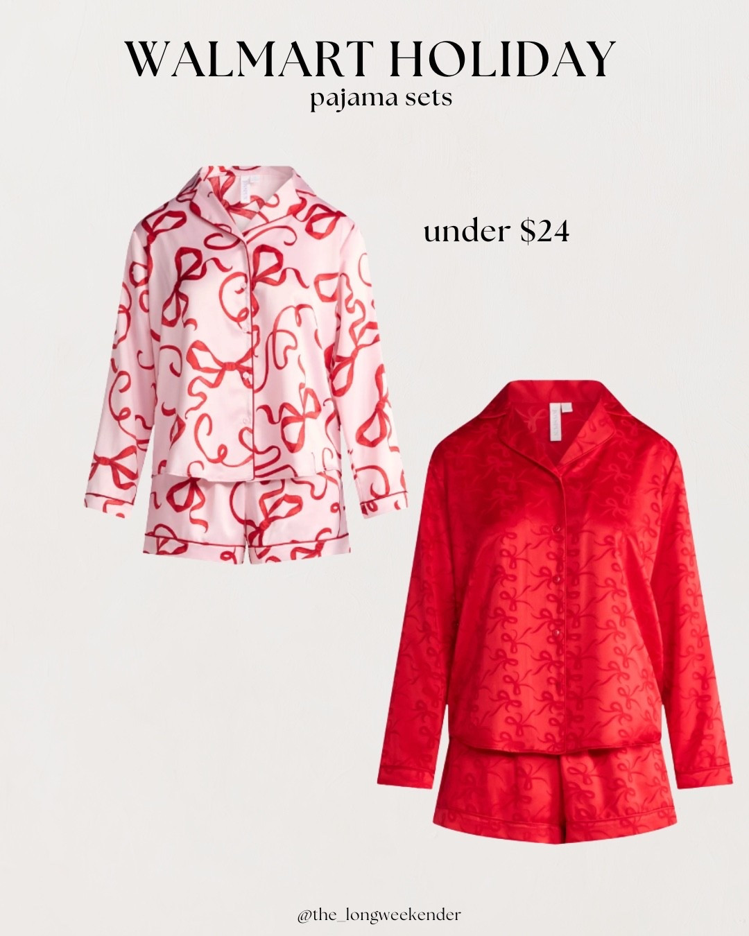 How cute are these Walmart pajama sets? They’re under $24 and would be great for the holidays or to give as a gift! 

#LTKSaleAlert #LTKHoliday #LTKGiftGuide