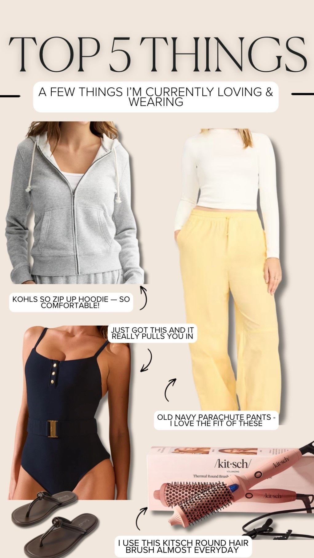 Top 5 favorites recently…loving all of these! 

#LTKSwim #LTKootd #LTKSaleAlert
