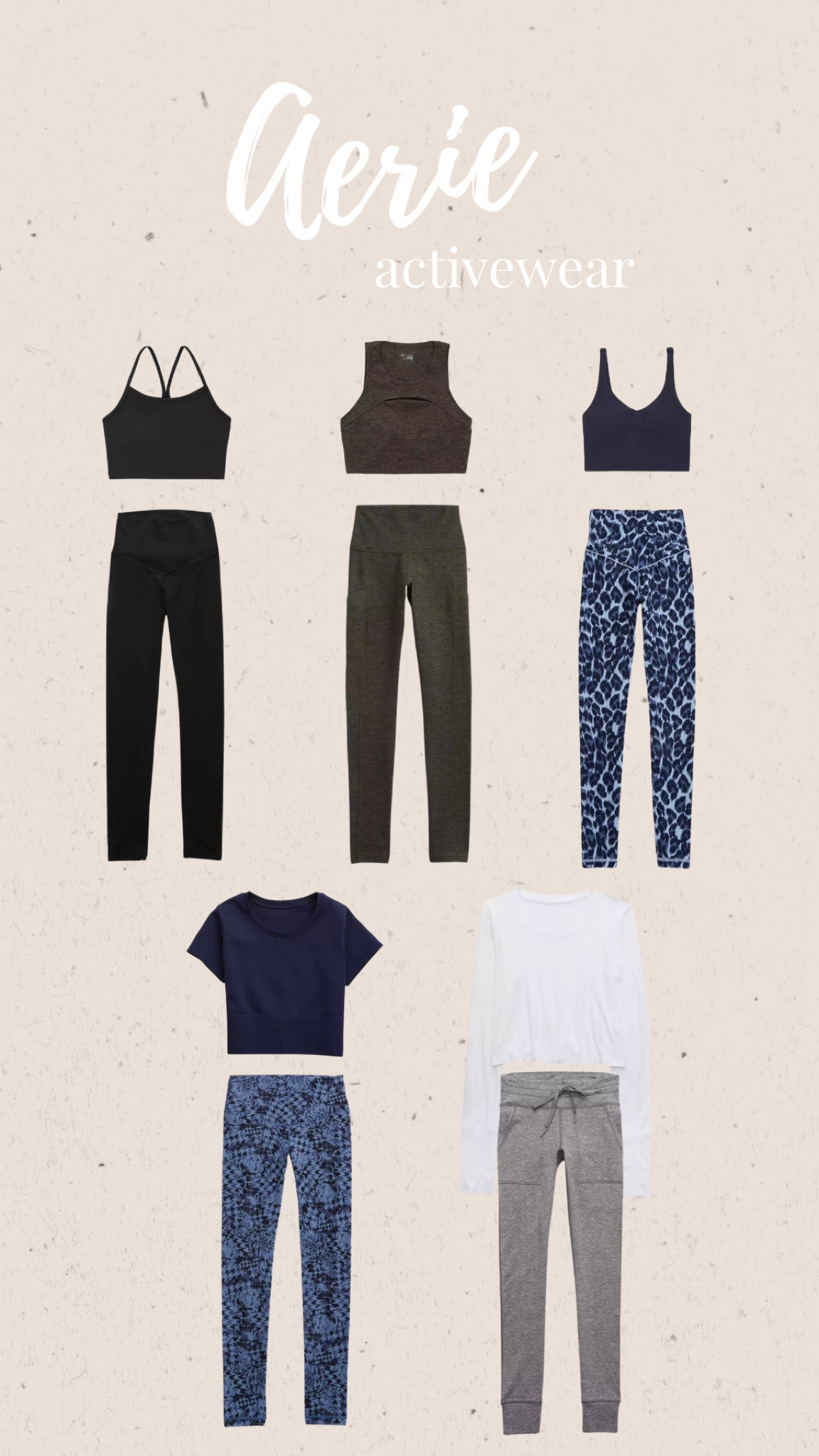 Aerie activewear is my go to! Their leggings are my favorite and select pairs are on sale for $23. Lowest I’ve seen them! 

#LTKfit #LTKFind #LTKstyletip