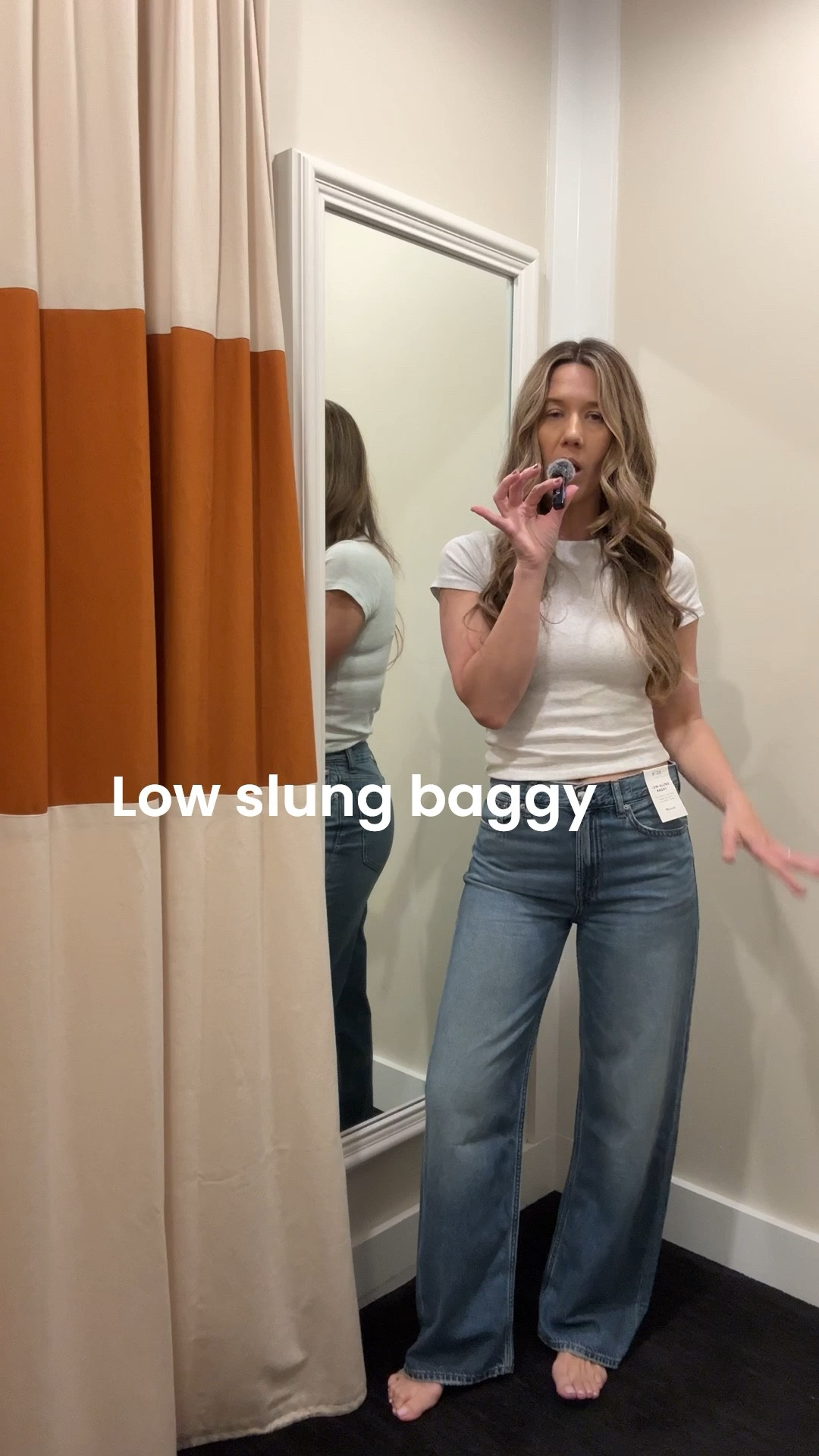 Madewell denim try on haul 👖  🩶 💙🛍️ outfits, Date night outfits, vacation outfits , cardigans, jeans
@Madewell low slung baggy size 26