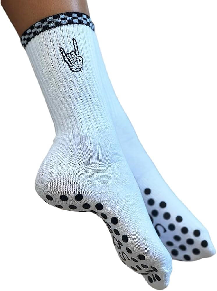 Non-Slip Cute Pilates Socks with Grips for Women | Cute Grip Socks for Yoga Womens | Amazon (US)