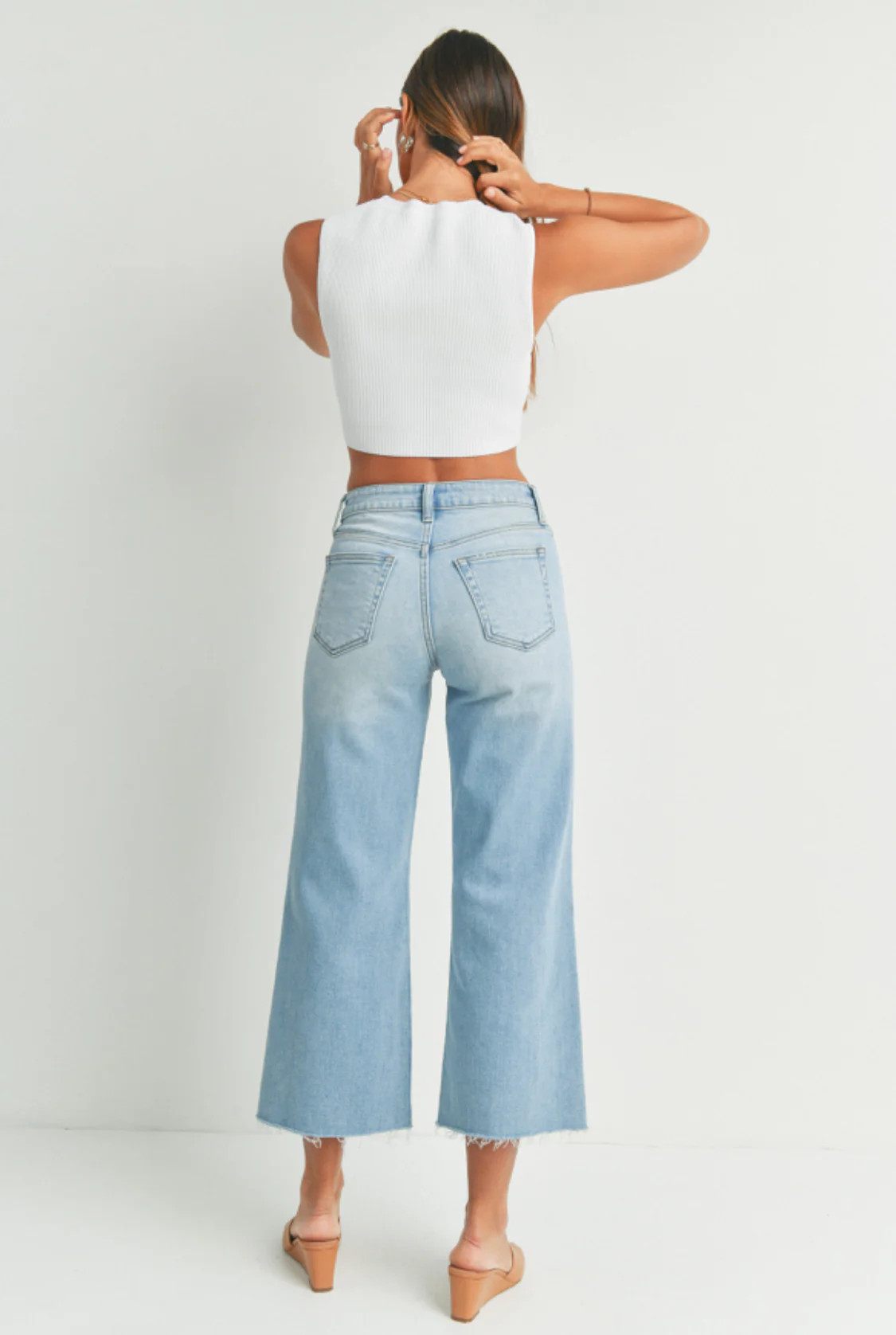 Wesley Slim Wide Leg Jeans | The Collection TX 