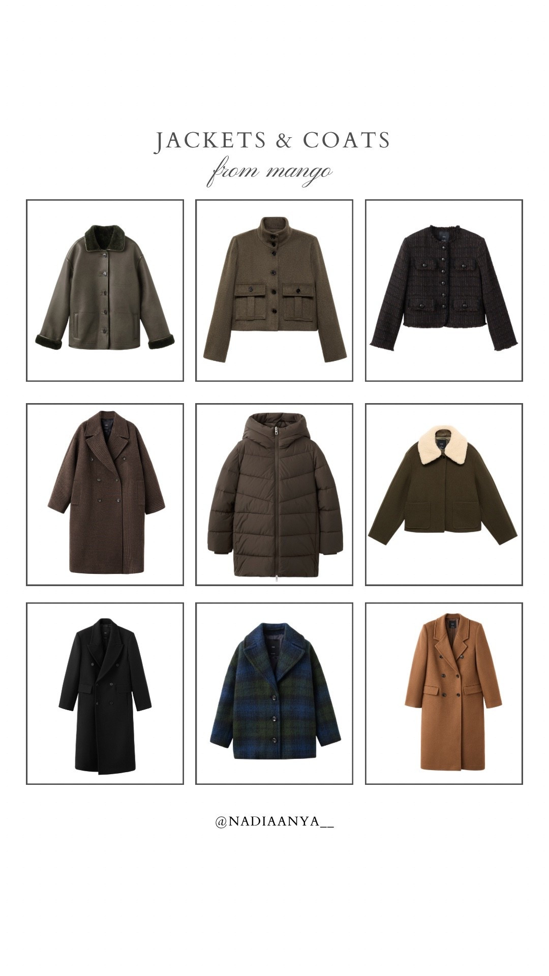 Jackets and coats from mango! @mango ad 

#LTKwinter #LTKCyberWeek #LTKuk