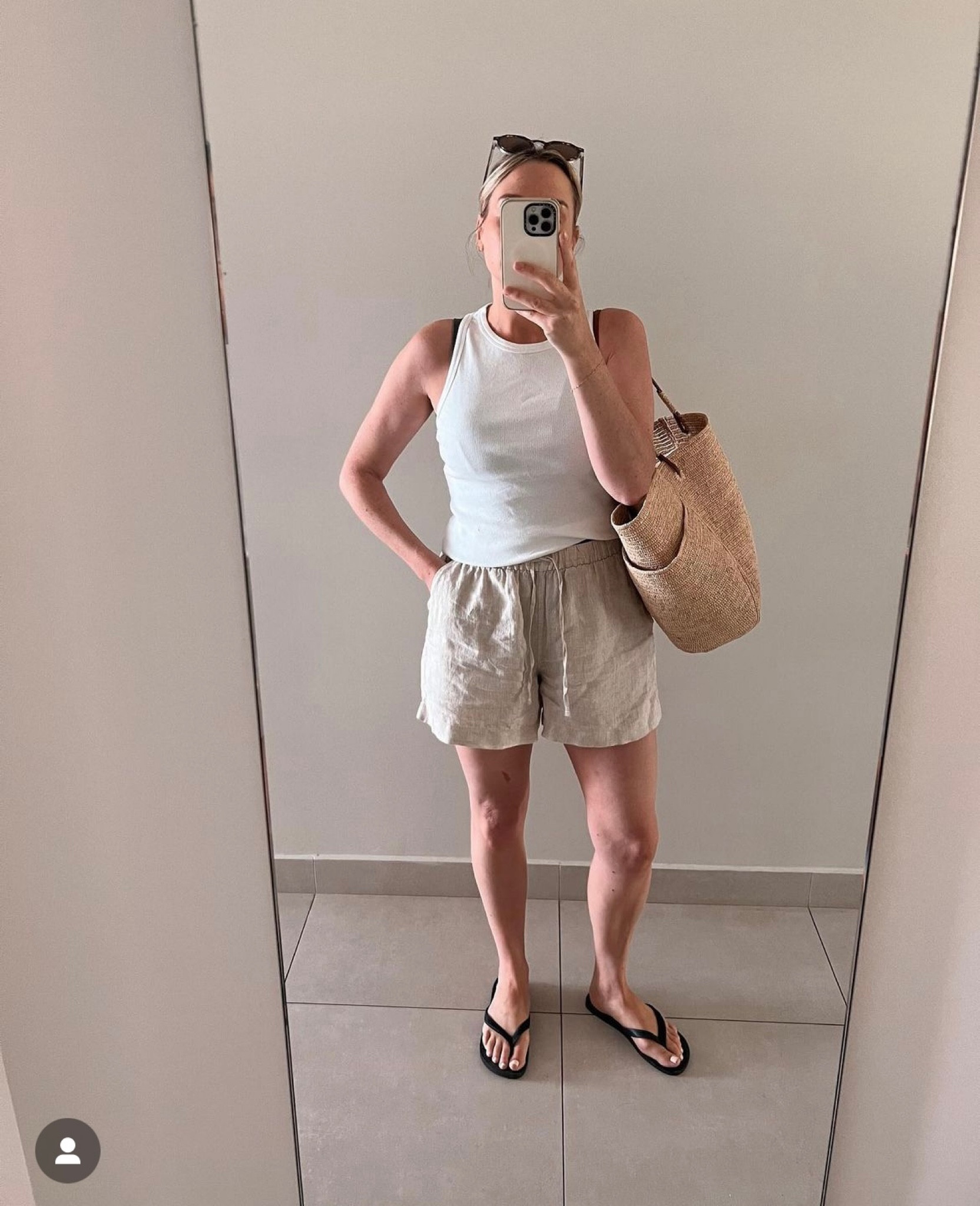 Holiday looks
Holiday style
Linen shorts
Simple neutral outfits

Wearing a M in the tank and shorts 

#LTKSeasonal #LTKunder100 #LTKeurope