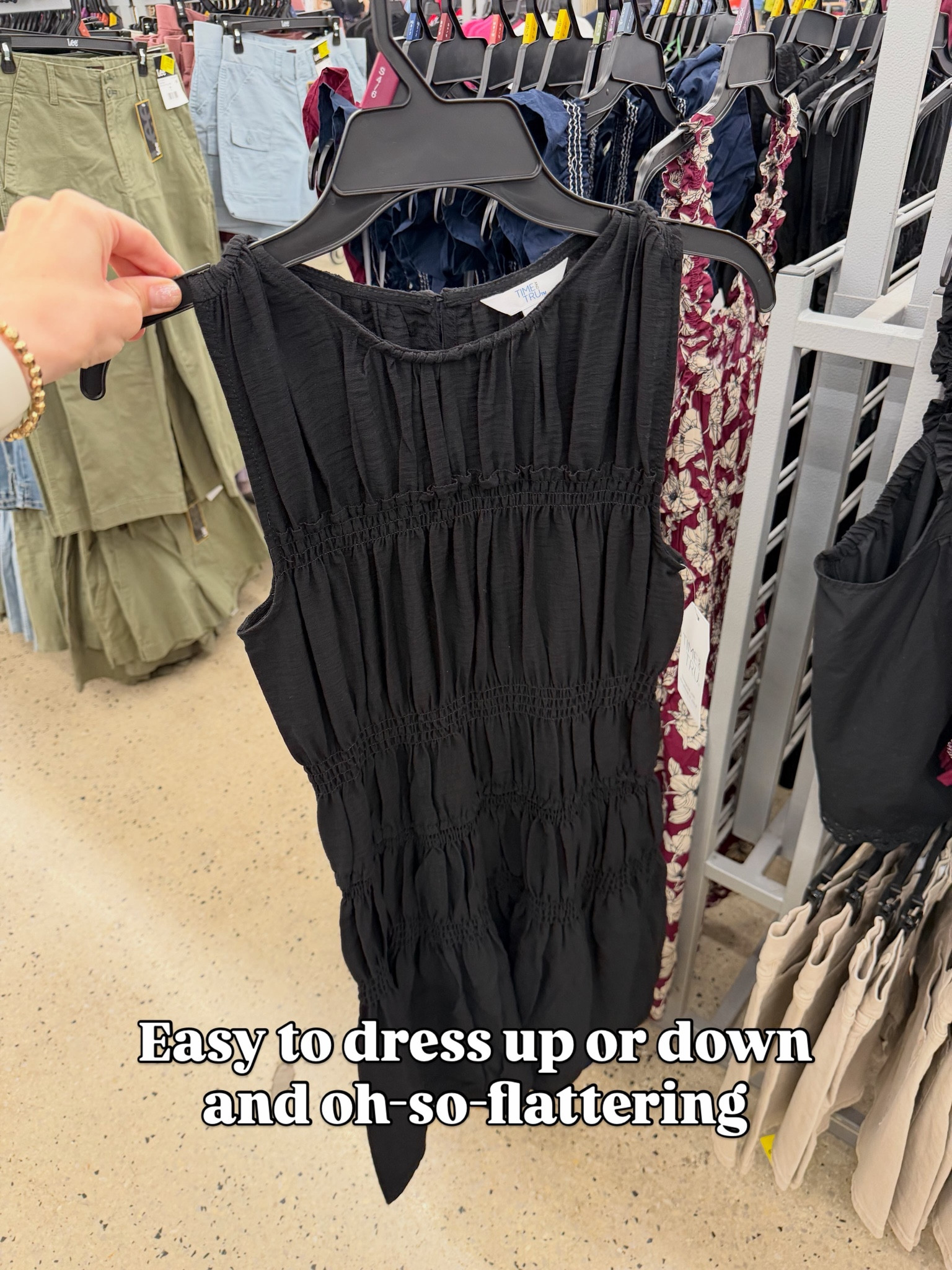 Walmart smocked dress, hidden gem! Gets great reviews. #walmartfashion