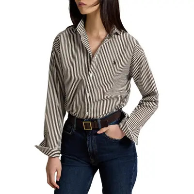 Stripe Relaxed Fit Cotton Button-Up Shirt | Nordstrom