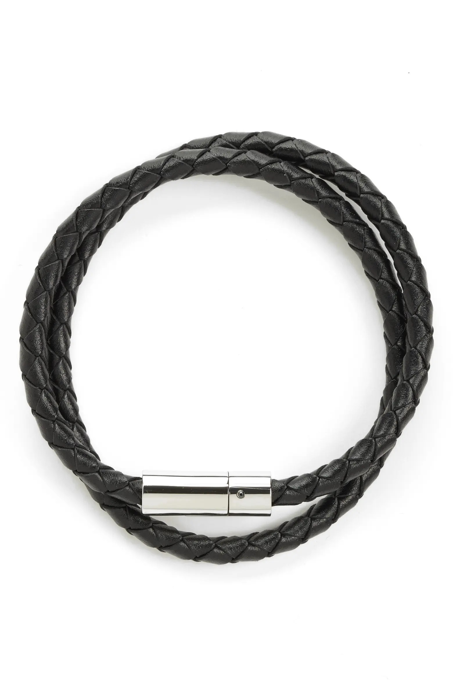 Nordstrom Braided Leather Wrap Bracelet | Nordstrom | Nordstrom