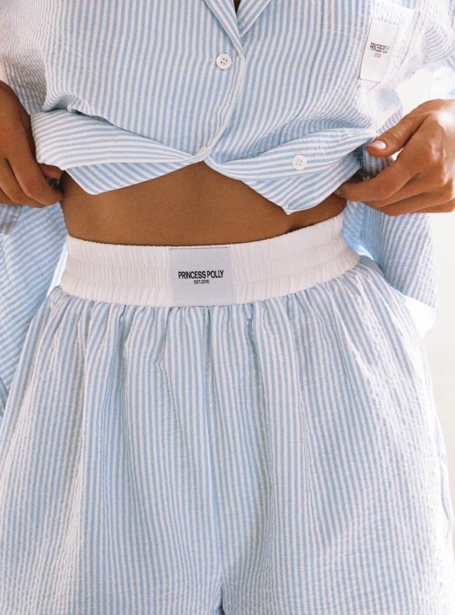 Early Riser Sleep Pants Blue Stripe | Princess Polly US