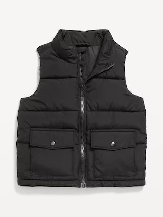 Water-Resistant Quilted Utility Puffer Vest for Toddler | Old Navy (US)