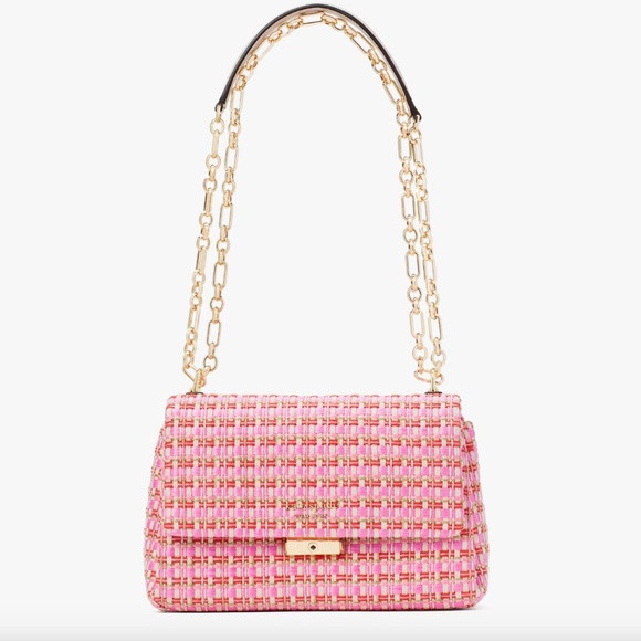 Kate Spade raffia tweed shoulder bag | Poshmark