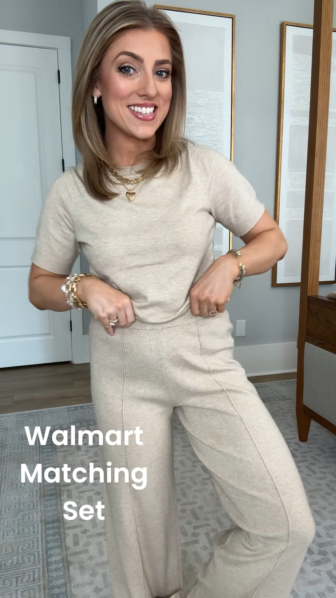 This neutral matching set is a MUST 🤍 Soft, stretchy, and incredibly flattering. It looks amazing on its own or layered with a denim jacket for a casual everyday outfit. ☺️ comes in four colors and tuns TTS. One of those Walmart pieces you’ll reach for constantly.

#WalmartStyle #NeutralOutfits #MatchingSet #AffordableBasics #SpringStyle #LTKFinds
