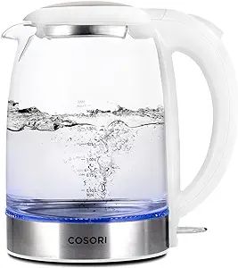 COSORI Electric Kettle, Tea Kettle Pot, 1.7L/1500W, Stainless Steel Inner Lid & Filter, Hot Water... | Amazon (US)