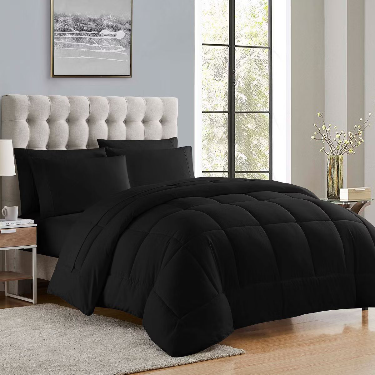 All Season Bed-in-A-Bag Solid Color Comforter & Sheet Set Ultra Soft Bedding by Sweet Home Collec... | Target