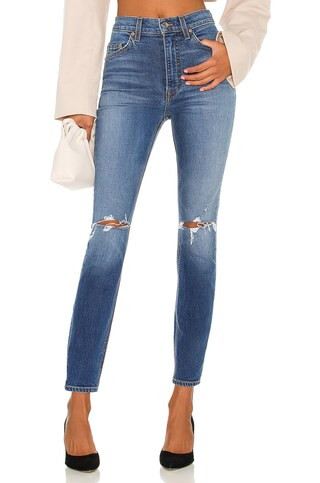GRLFRND Kendall High Rise Stretch Skinny in Central Park from Revolve.com | Revolve Clothing (Global)