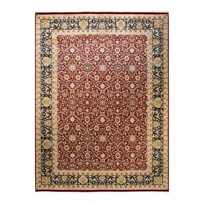 Shevaun One-Of-A-Kind Hand-Knotted Red/Black Area Rug 9'1" x 12'2 | Wayfair North America