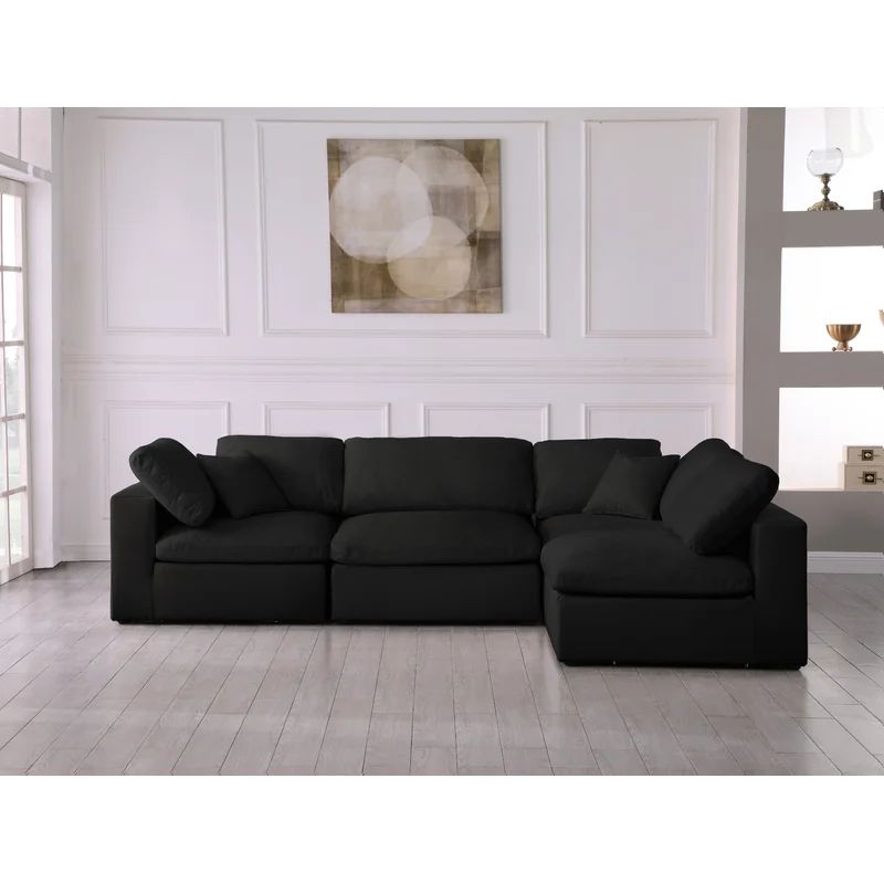 Burrows 4 - Piece Upholstered Sectional | Wayfair North America
