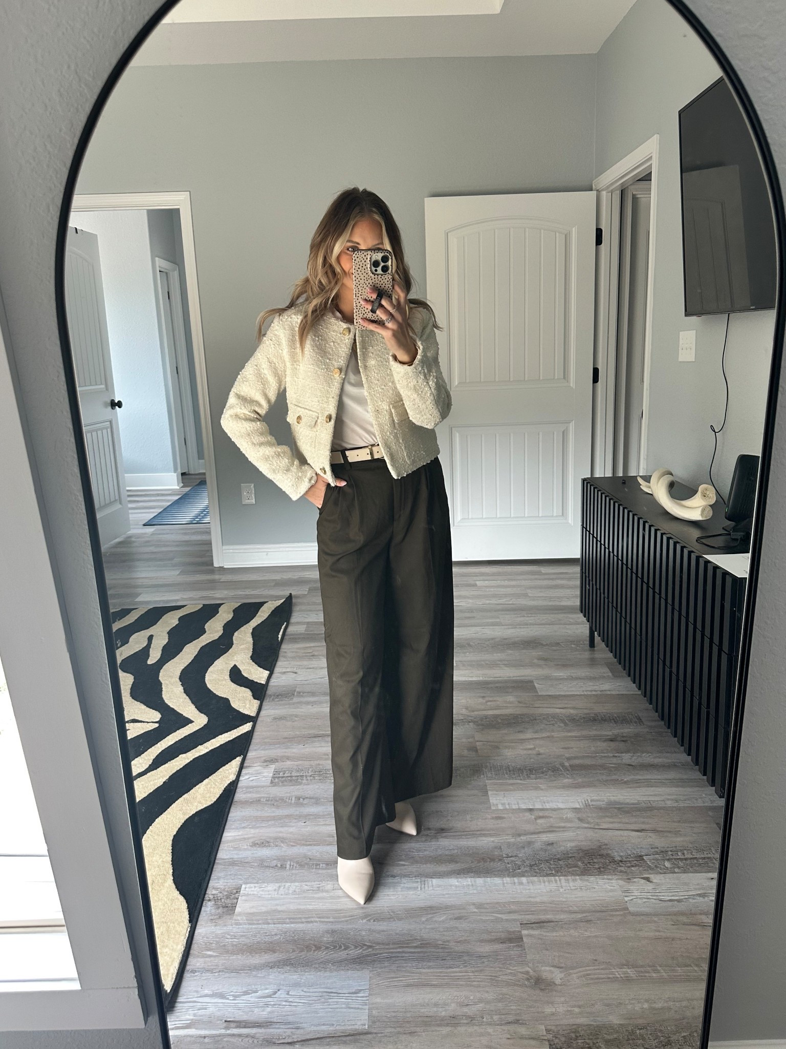 Pre spring work outfit, funeral outfit, celebration of life outfit
Small jacket and top, size 2 in pants, shoes I sized up 1/2 a size
ALLISONPOWELL10 for all loopy cases

#LTKWorkwear #LTKStyleTip #LTKFindsUnder100