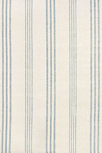 Dash and Albert Swedish Stripe Cotton Area Rug - Runner - 2.5' x 12' Blue - Striped Handwoven Accent Rug - Durable, Lightweight, High Traffic Areas - Hallways, Bedrooms, Stairs | Amazon (US)