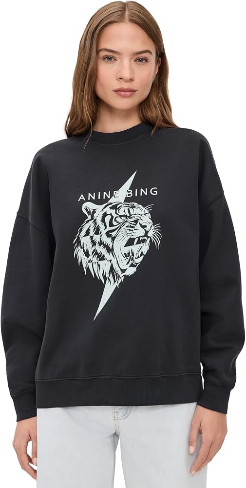 ANINE BING Women's Miles Tiger Sweatshirt | Amazon (US)