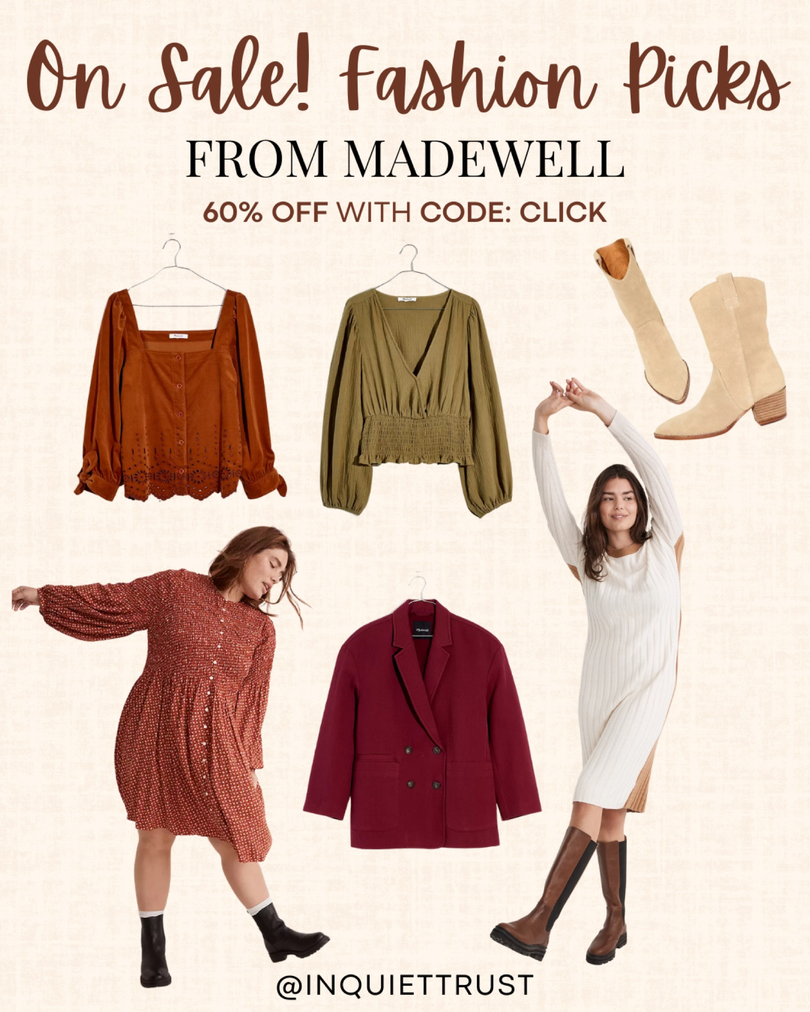These fashion picks from Madewell are on sale!

#plussizefashion #cybermondaysale #modestfashion #cozyoutfitinspo

#LTKcurves #LTKCyberweek #LTKsalealert