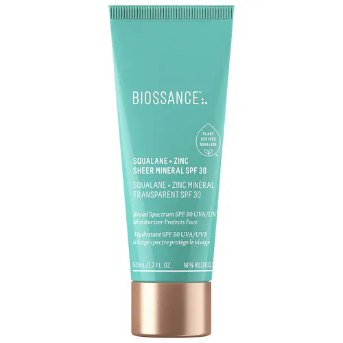 Squalane + Zinc Sheer Mineral Sunscreen SPF 30 PA+++ | Sephora (CA)