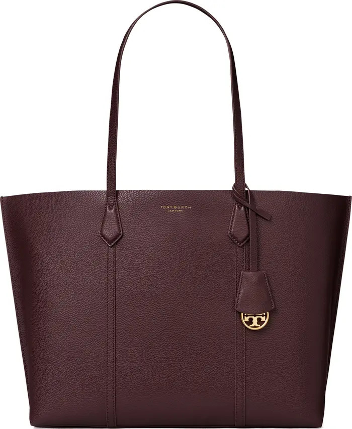 Perry Triple Compartment Leather Tote | Nordstrom
