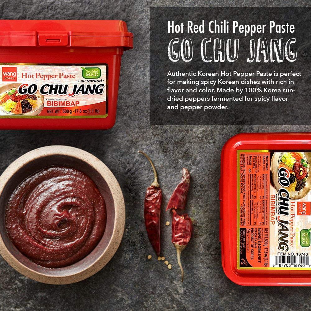 [Wang Food] Gochujang, Hot Red Chili Pepper Paste, Korean Traditional Essential Seasoning Sauce, ... | Walmart (US)
