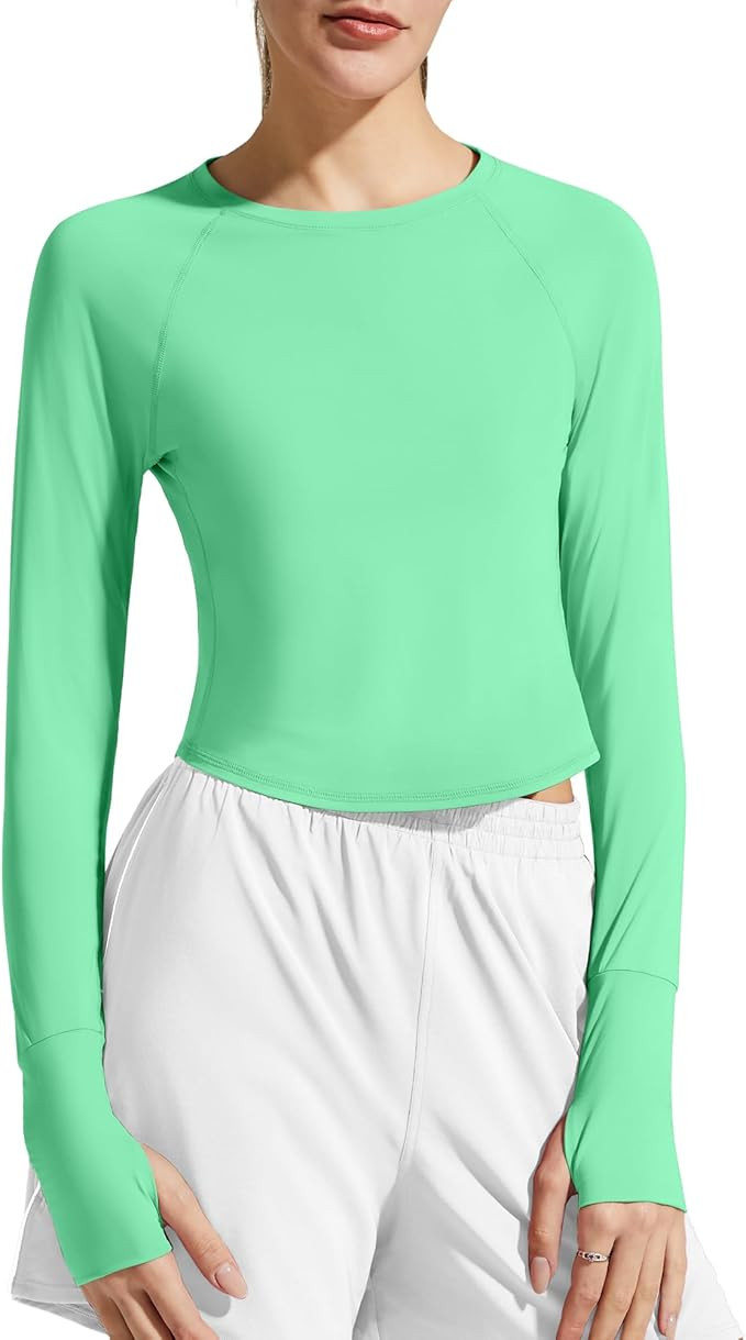 G4Free Women's UPF 50+ Long Sleeve Rash Guard Athletic Shirt | Amazon (US)