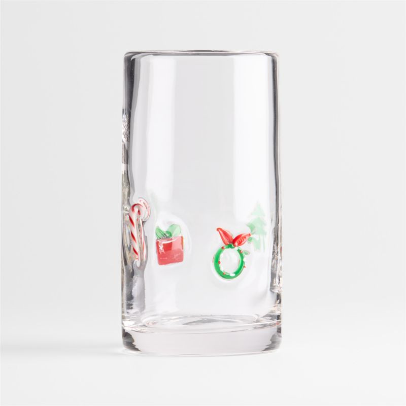 Holiday Icons 17-oz. Highball Glass + Reviews | Crate & Barrel | Crate & Barrel