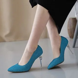 High-Heel Velvet Pumps | YesStyle Global