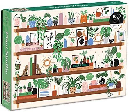 Amazon.com: Plant Shelfie 1000 Piece Puzzle from Galison - Featuring Beautiful Illustrations of H... | Amazon (US)