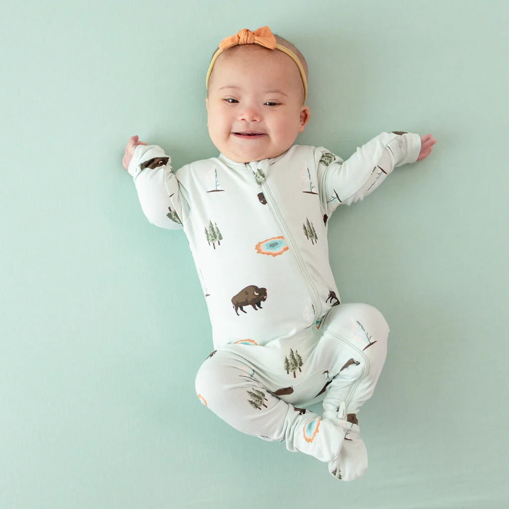 Zippered Footie in Yellowstone | Kyte BABY