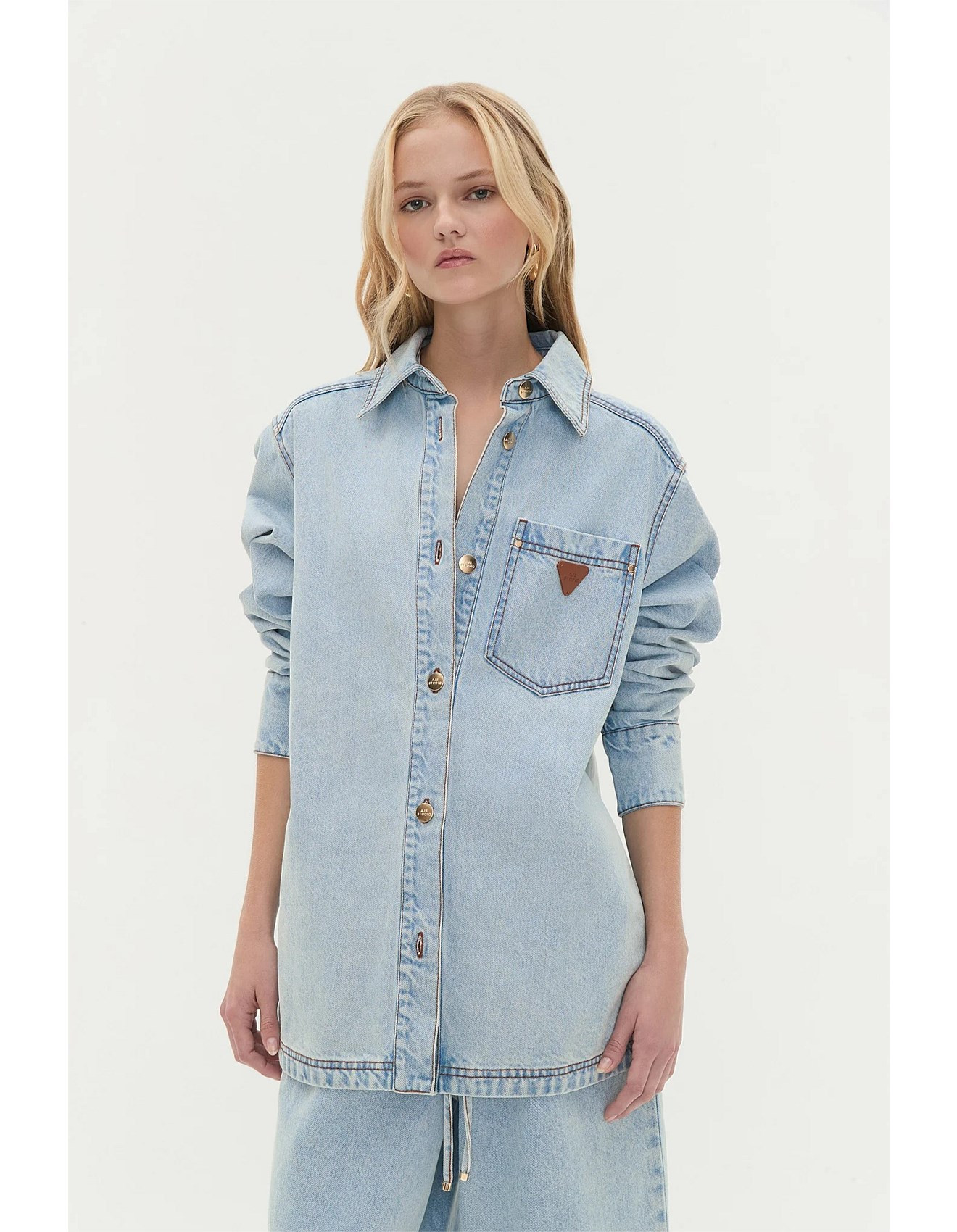 Flynn Split Back Shirt | David Jones (Australia & New Zealand)