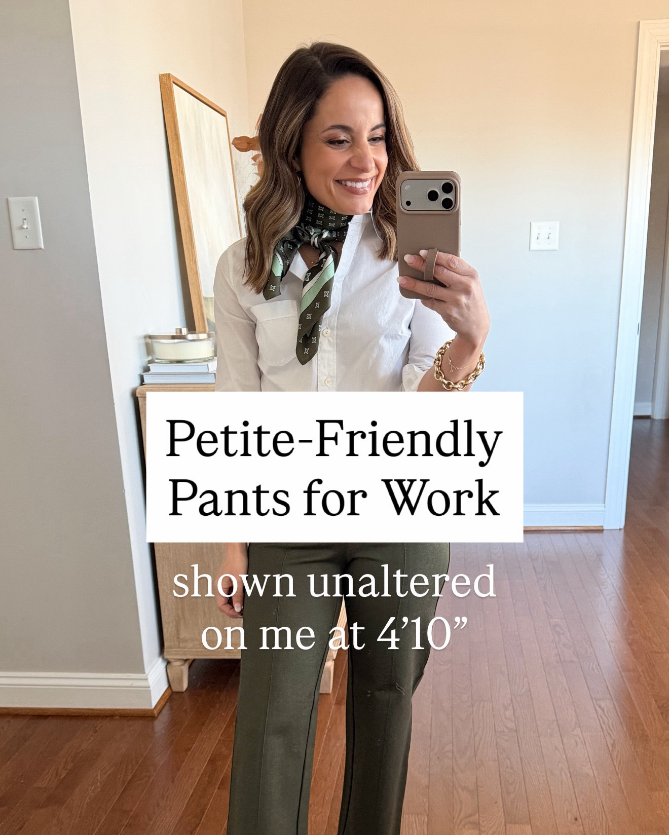 Petite-friendly pants for work! 

BR High Rise Straight 
XS petite - size up 
71% rayon/ 24% viscose / 5% elastane 
10” rise / 26.5” inseam / 7.5” opening 
Top (J.Crew Factory): petite xxs 
Shoes (Sam Edelman): tts 

BR Crop Flare
XS in standard sizing - size up 
71% rayon/ 24% viscose / 5% elastane 
10” rise / 26.5” inseam / 7.5” opening 
Sweater (Madewell): xxs
Top (J.Crew Factory): petite xxs 
Shoes (Sam Edelman): tts 
Bag (Madewell)

J.Crew Kate 
0P - size up 
61% poly/ 28%viscose / 6% elastane 
10” rise / 26” inseam / 6” leg opening
Top (Aritzia): xxs - sleeves are cuffed under 
Shoes (Sam Edelman) 

Ann Taylor Perfect Wide Leg
00 petite - I prefer the curvy fit 
62% poly/ 34% viscose/ 4% spandex 
10” rise / 28.5” inseam / 8” leg opening
Sweater (Kohl’s): petite xs 
Belt (Aritzia)
Boots (J.Crew) 

My measurements for reference: I’m 4’10” and 105lbs. My bust, waist, and hip measurement is 32”, 24”, and 36”.


#LTKPetite #LTKWorkwear