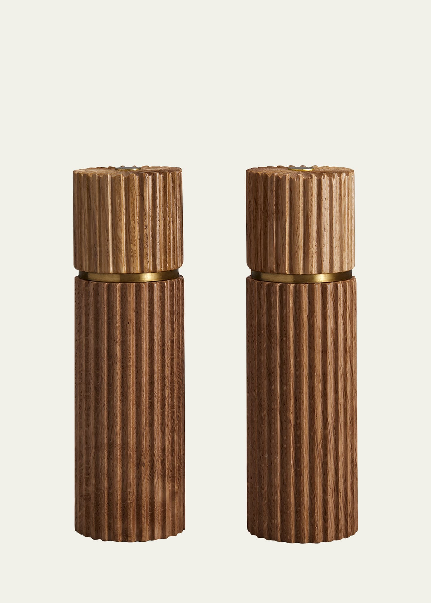L'Objet Ionic Salt & Pepper Mills, Blonde Oak | Bergdorf Goodman