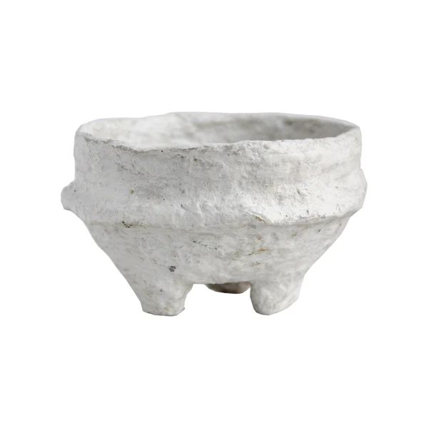 Footed Paper Mache Bowl | Meridian