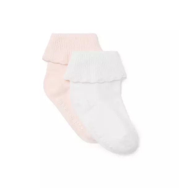 Baby Scalloped Sock 2-Pack | Janie and Jack