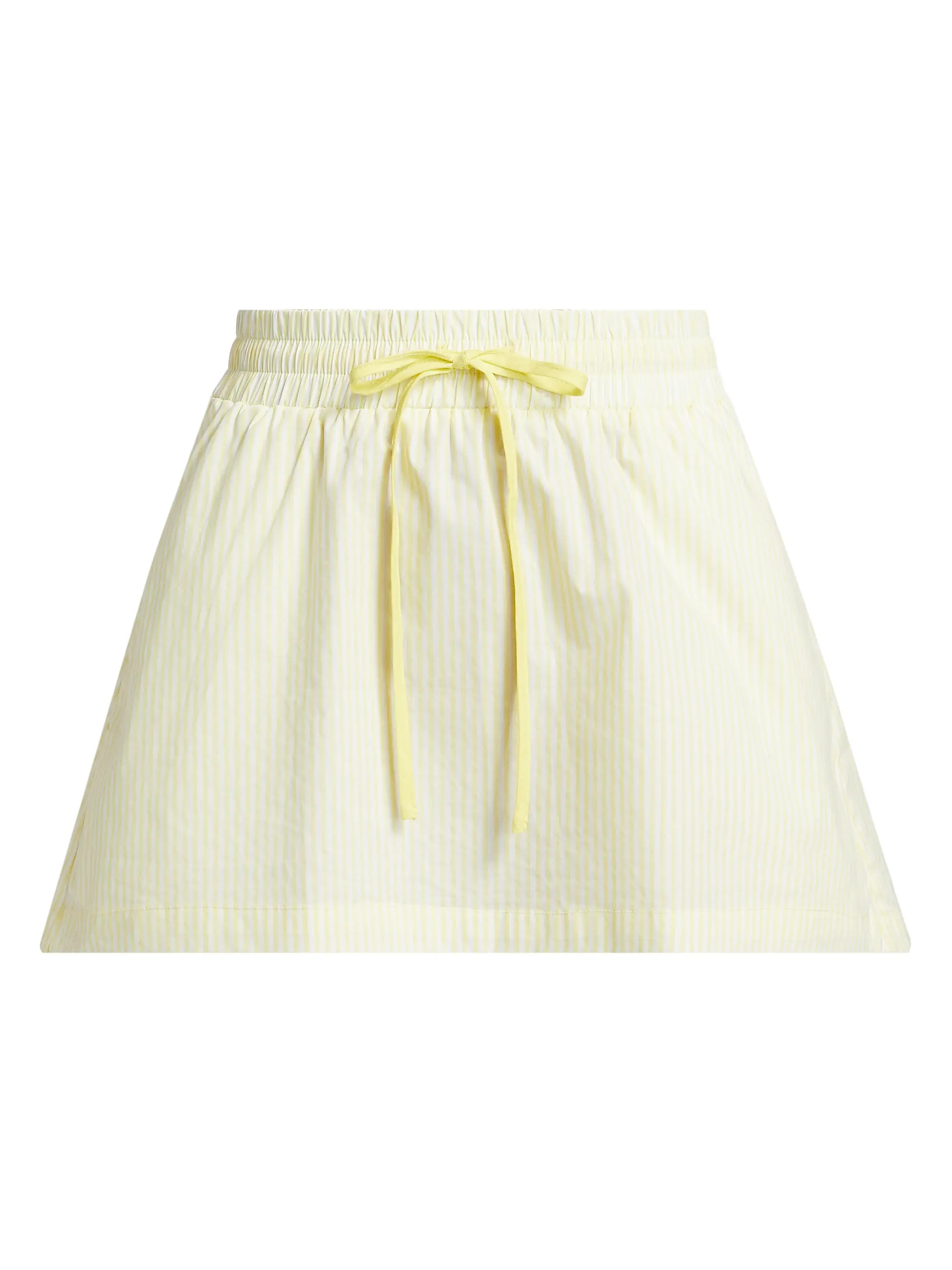 Indi Drawstring Miniskirt | Saks Fifth Avenue