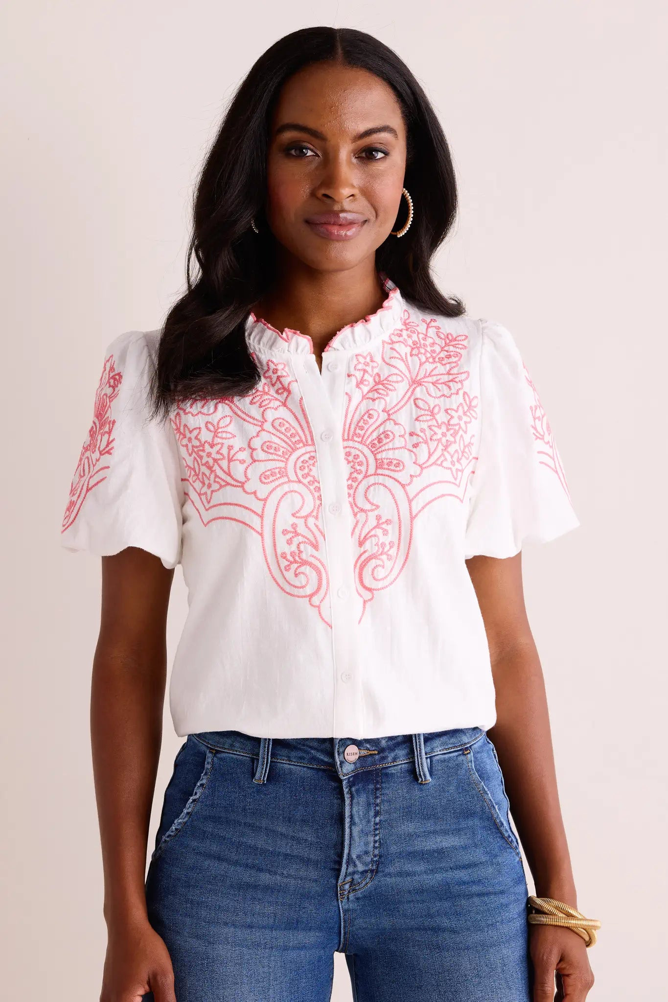 Carmen Top- White | Avara