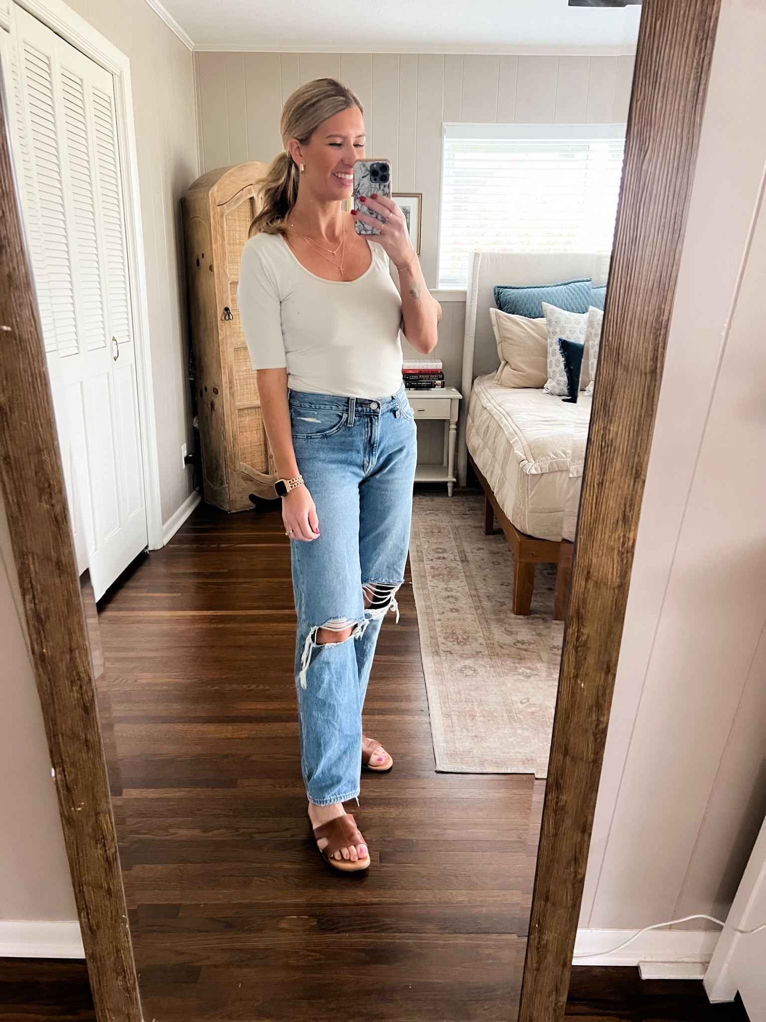 The best jeans paired with my favorite body suit!

#LTKstyletip #LTKsalealert #LTKSeasonal