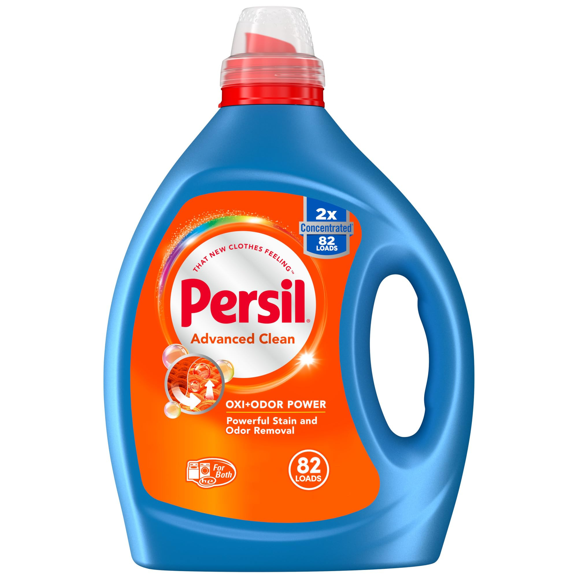 Persil Advanced Clean Oxi+Odor Power, Liquid Laundry Detergent, High Efficiency (HE), Deep Stain ... | Amazon (US)
