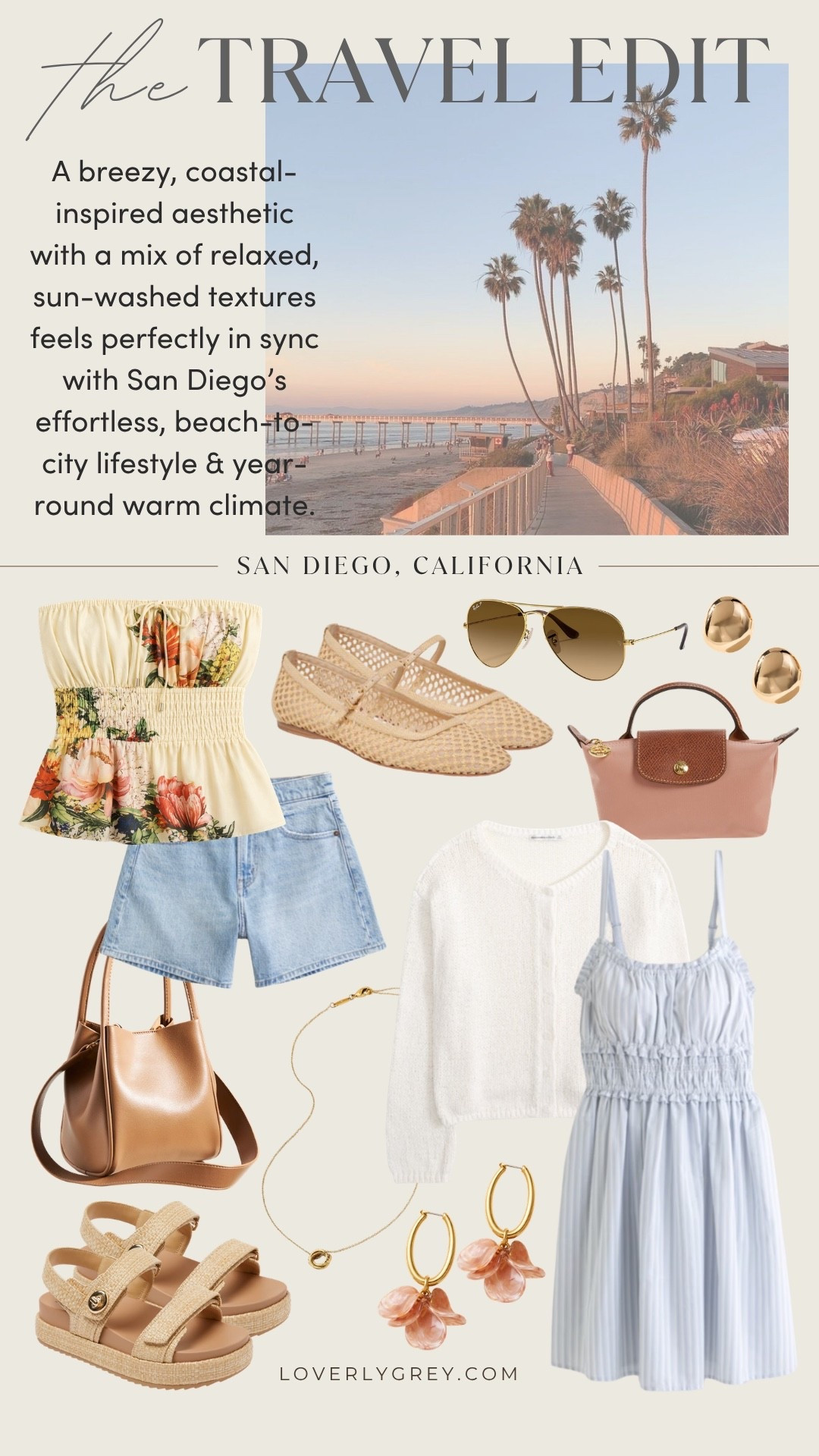 If I was headed to San Diego, here are some pieces I’d pack!

Loverly Grey, San Diego outfit ideas, California outfit ideas, travel outfit ideas 

#LTKSeasonal #LTKootd #LTKTravel