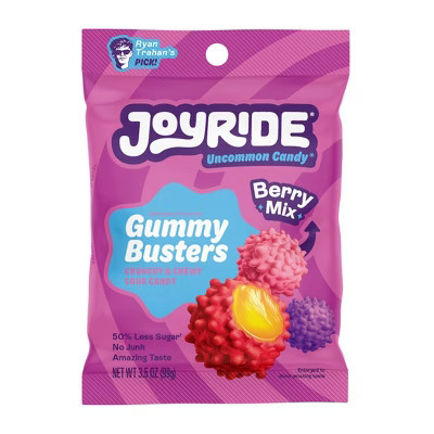 JOYRIDE Crunchy Gummy Candy - Busters Berry Mix - 3.5oz | Target