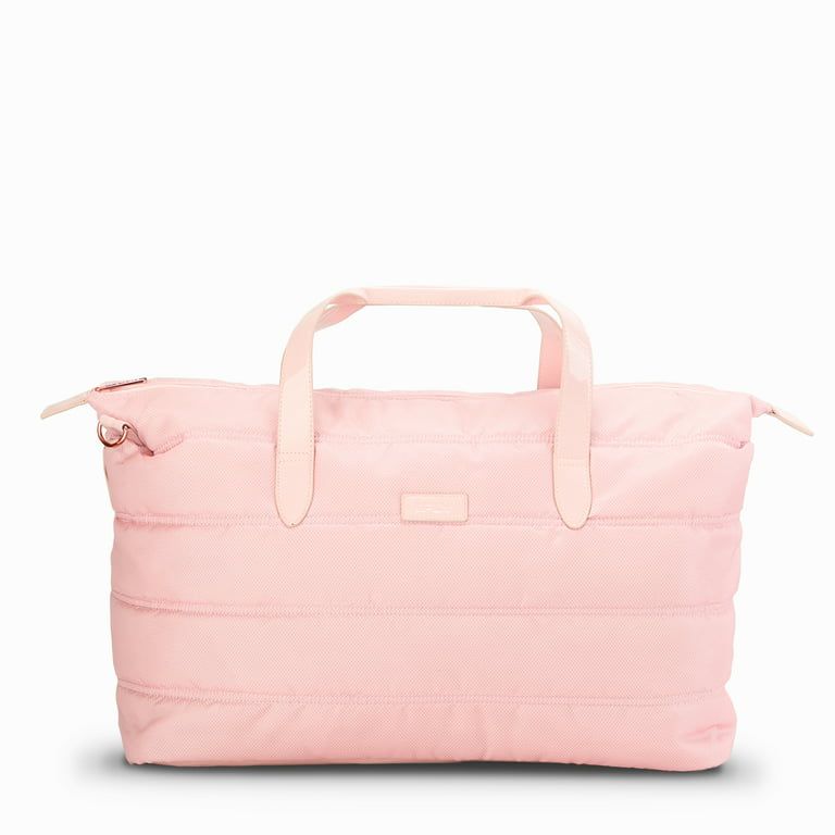 iFLY Travel Weekender Bag with Adjustable Shoulder Strap and Trolley Sleeve Pink | Walmart (US)