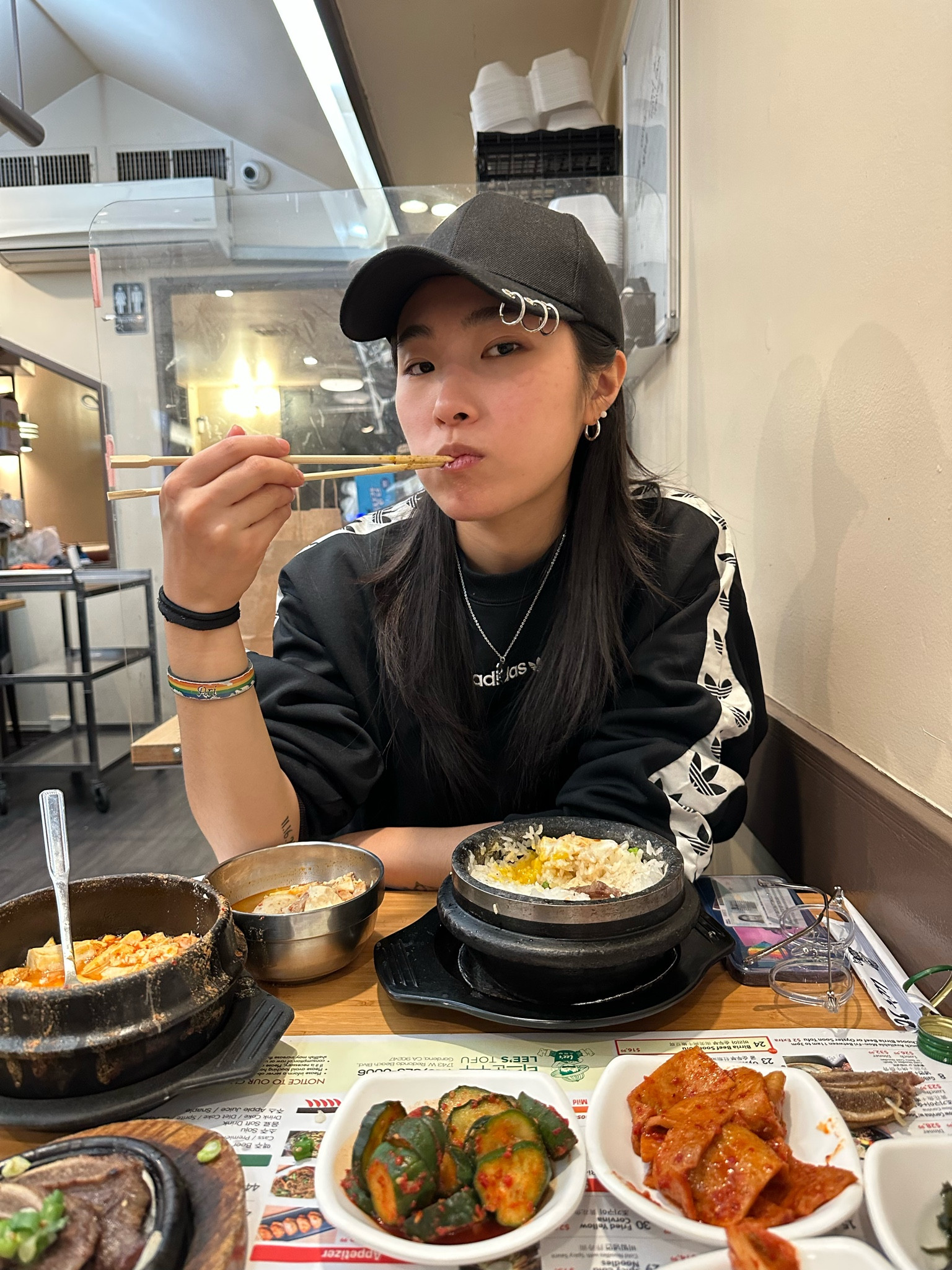 Having a dinner at our fav restaurant in Gardena. Black hat & black top are necessary for the red soup😊

#LTKSeasonal #LTKstyletip #LTKSpringSale