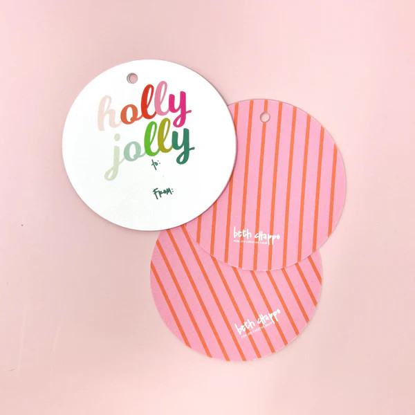 Beth Chappo x JCS Holly Jolly Gift Tags | Joy Creative Shop