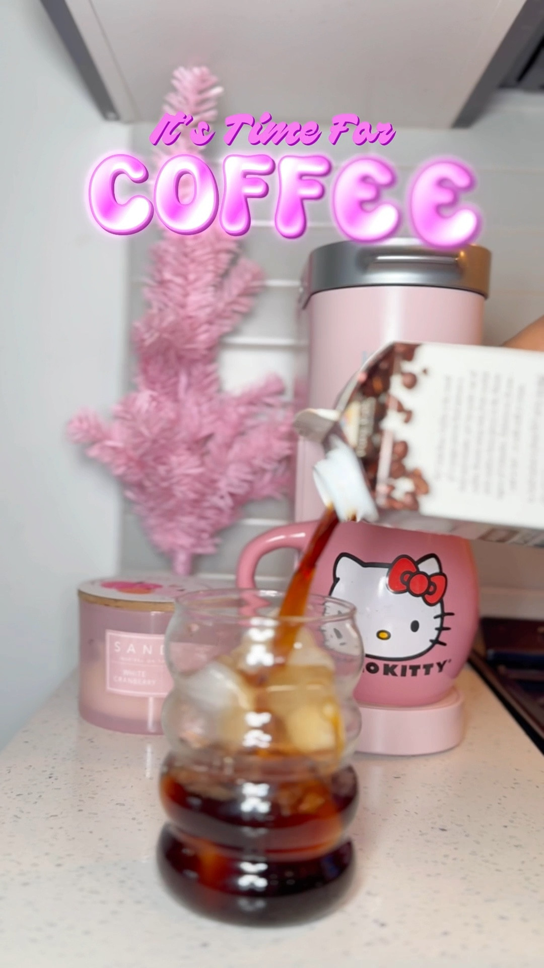 Coffee time! 

Glass tumblers
Pink keurig
Pink coffee station
Pink kitchen 

#LTKOver40 #LTKdayinmylife #LTKmorningroutine